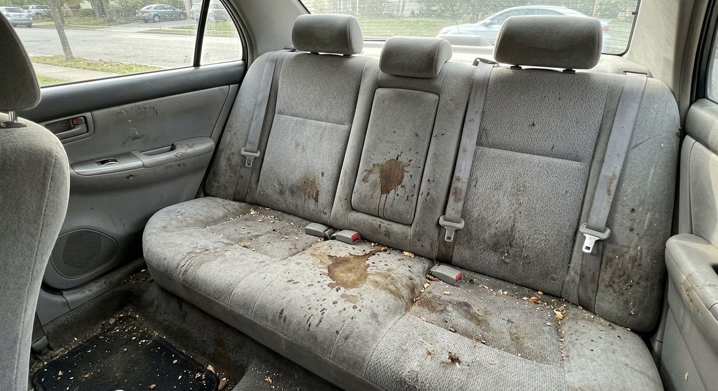 Auto interieur  voor de auto interieurreiniging